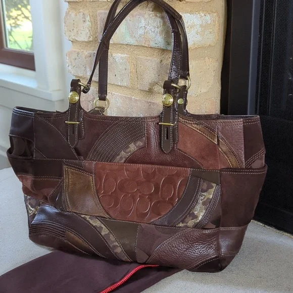 Coach | Bags | Coach I Y2k Brown Suede Leather Canvas